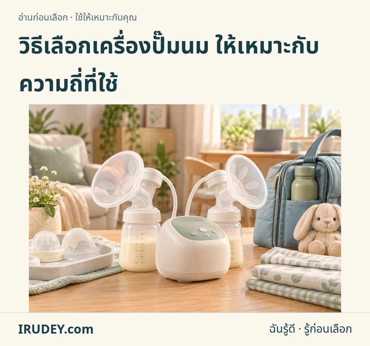 ภาพวาดประกอบ: เครื่องปั๊มนม