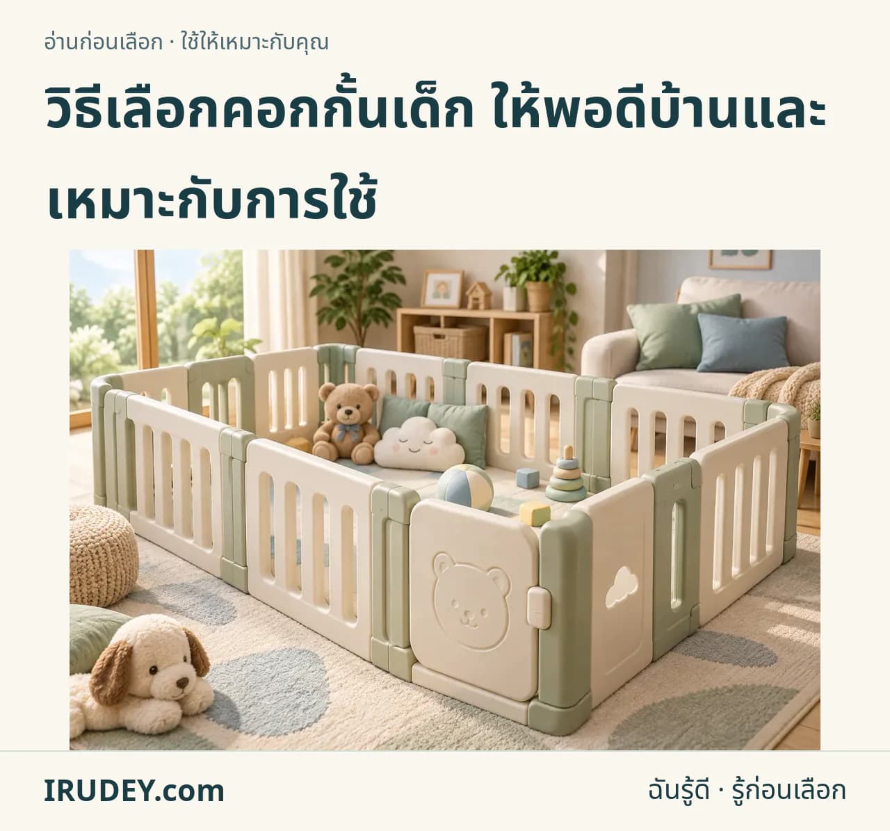 ภาพวาดประกอบ: คอกกั้นเด็ก
