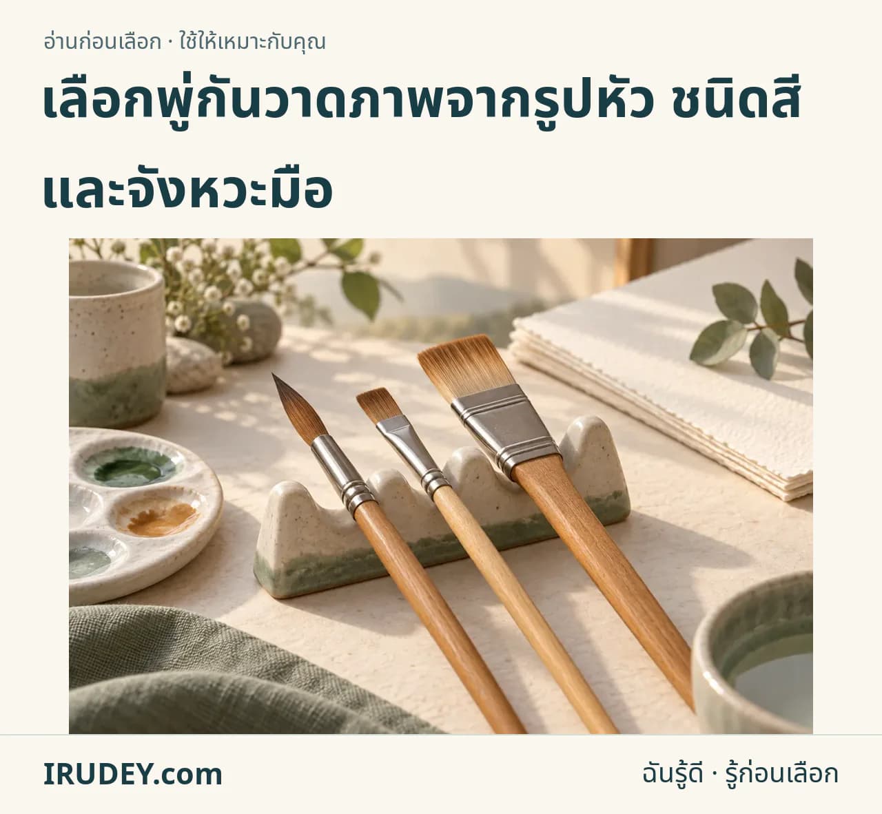 ภาพวาดประกอบ: พู่กันวาดภาพ