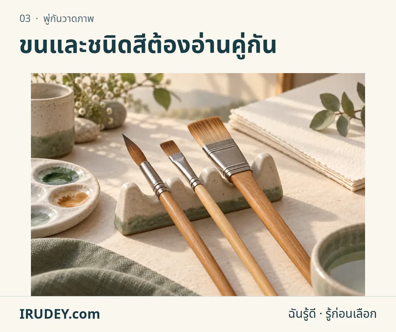 ภาพวาดประกอบ: พู่กันวาดภาพ