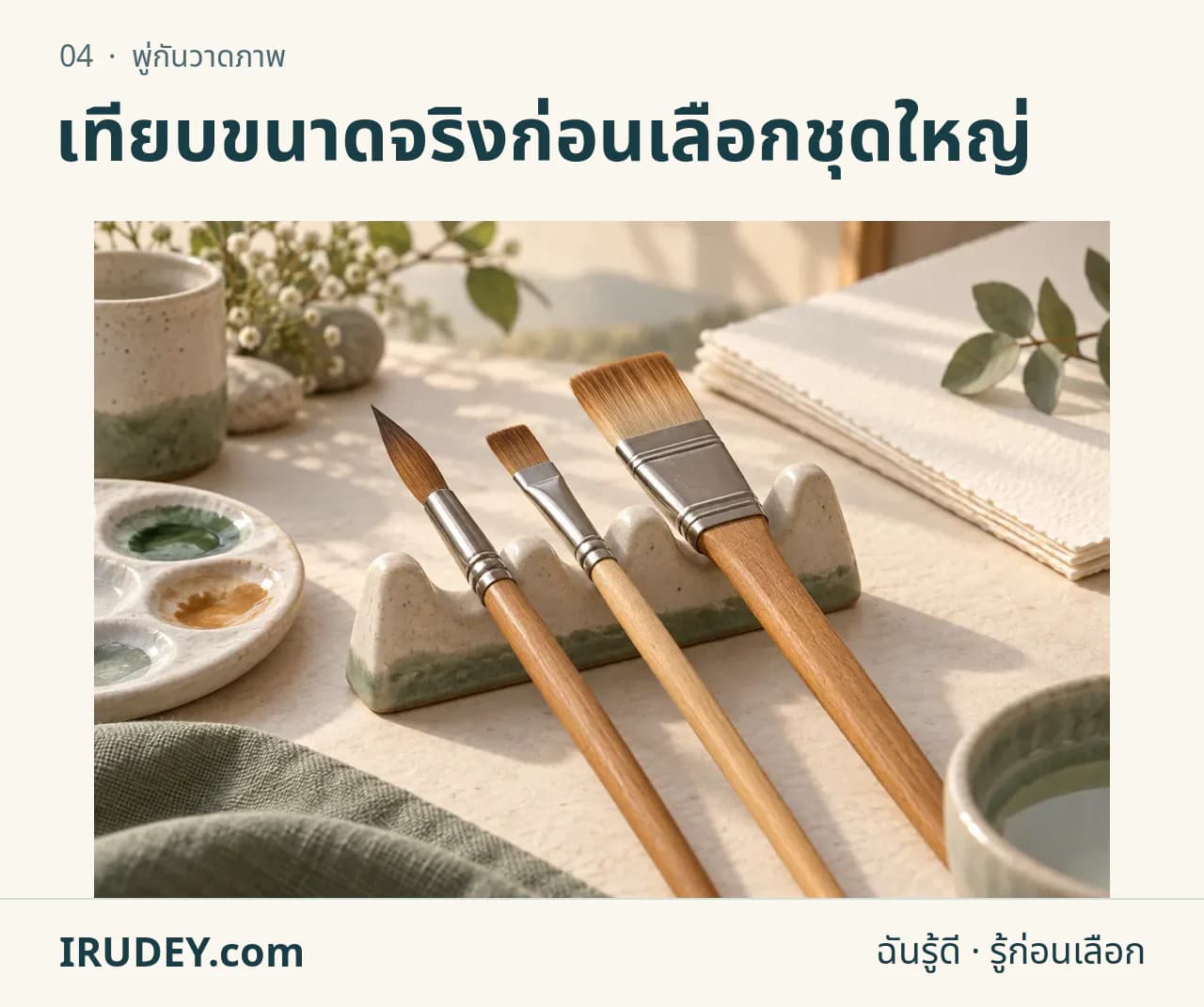 ภาพวาดประกอบ: พู่กันวาดภาพ
