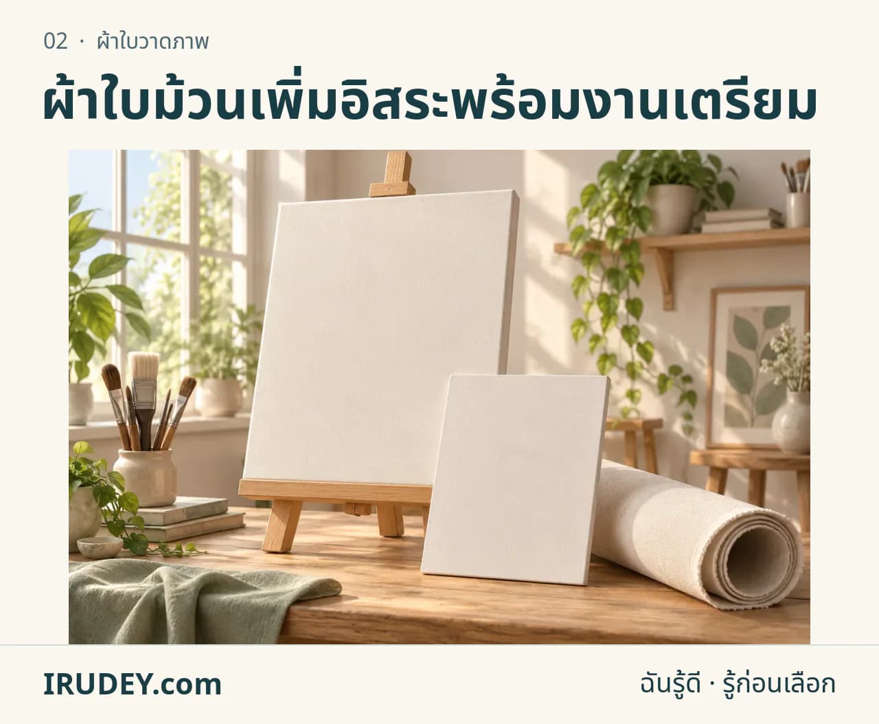 ภาพวาดประกอบ: ผ้าใบวาดภาพ
