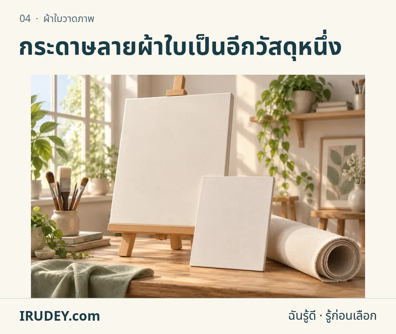 ภาพวาดประกอบ: ผ้าใบวาดภาพ