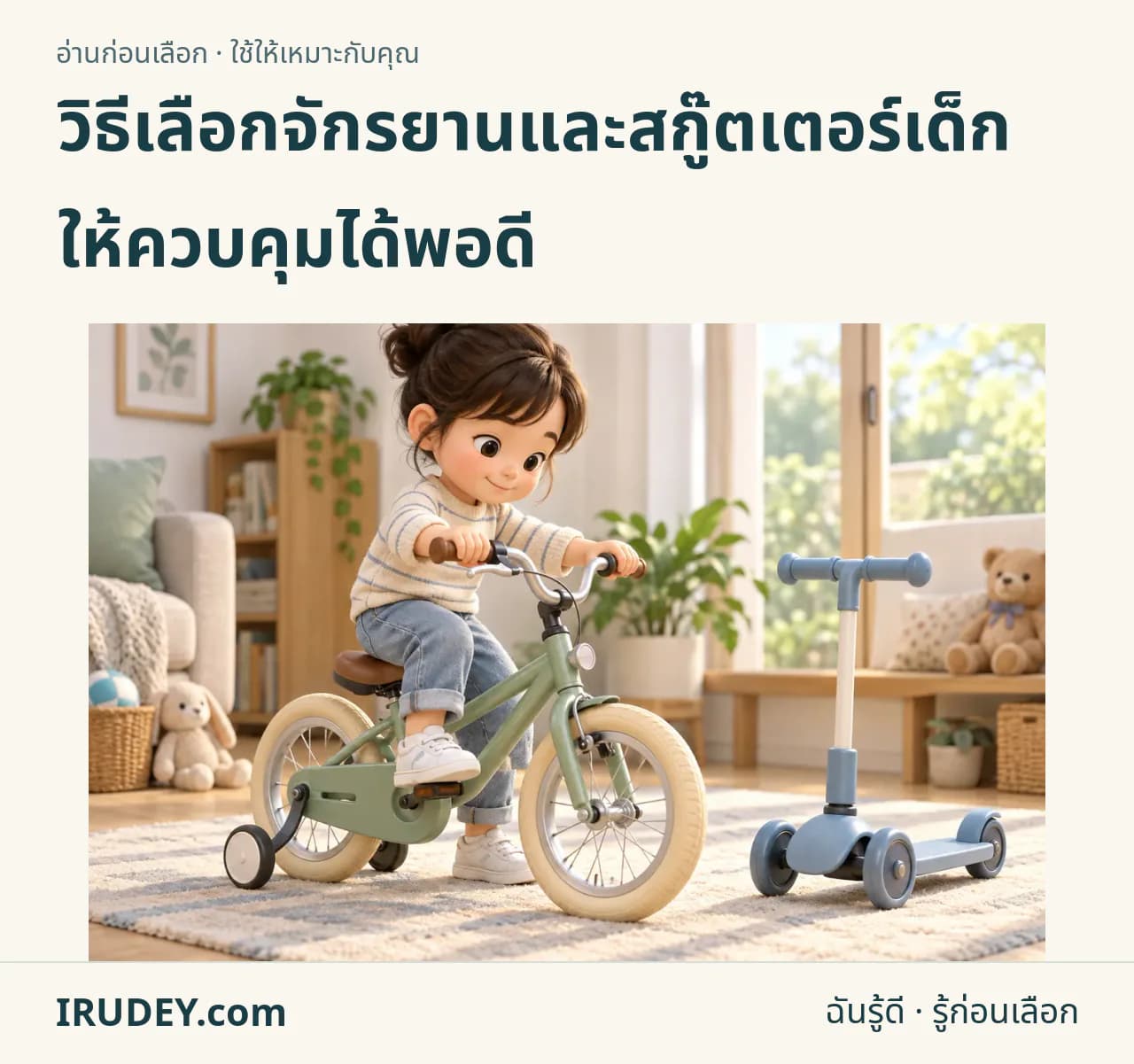 ภาพวาดประกอบ: จักรยานเด็ก