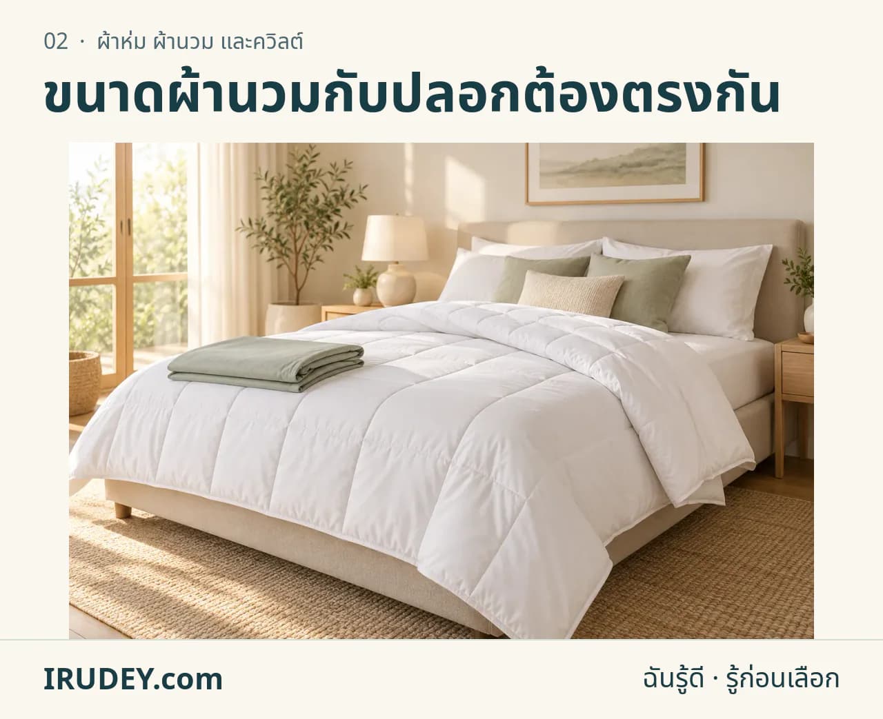 ภาพวาดประกอบ: ผ้าห่ม ผ้านวม และควิลต์
