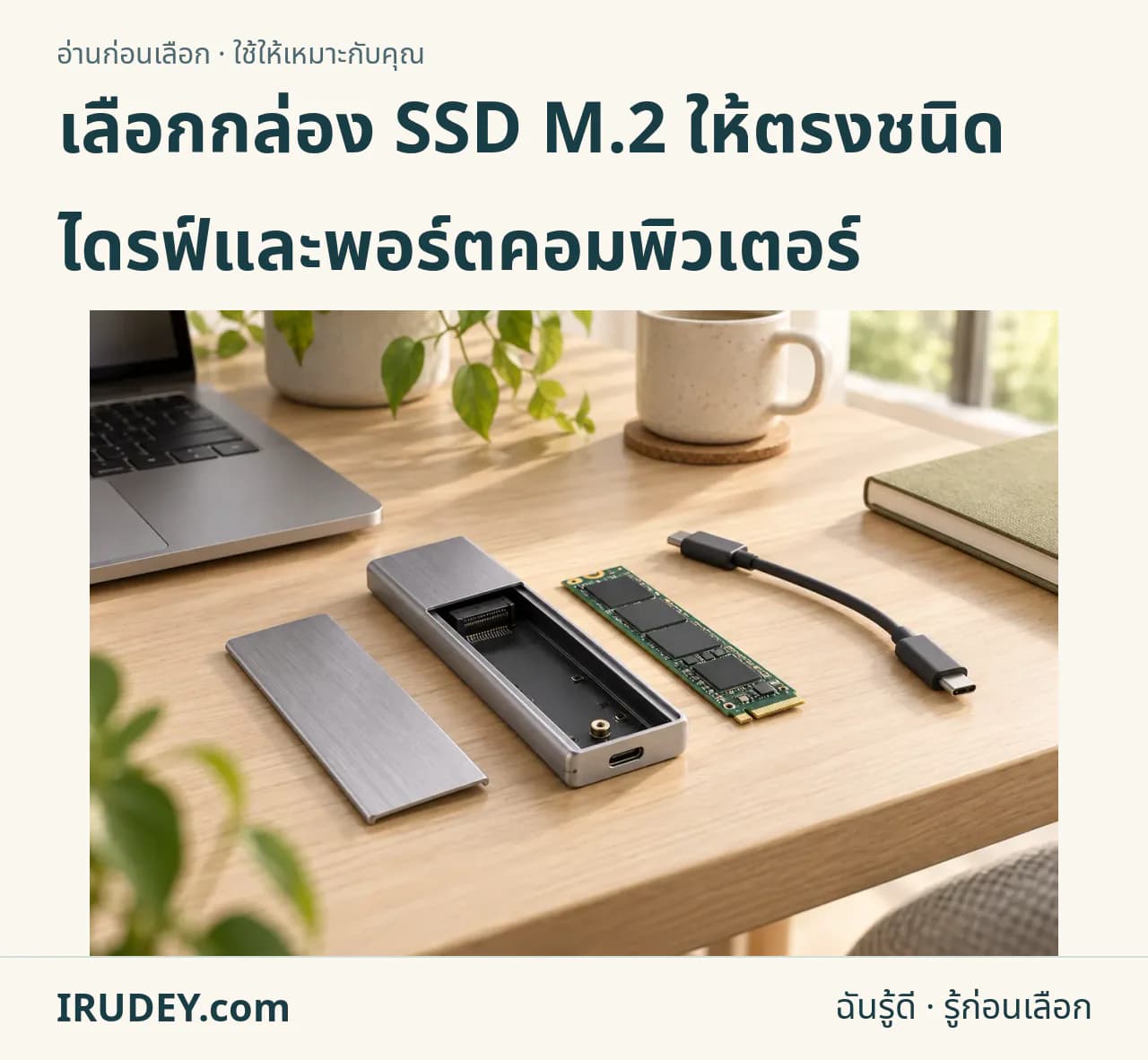 ภาพวาดประกอบ: กล่อง SSD M.2
