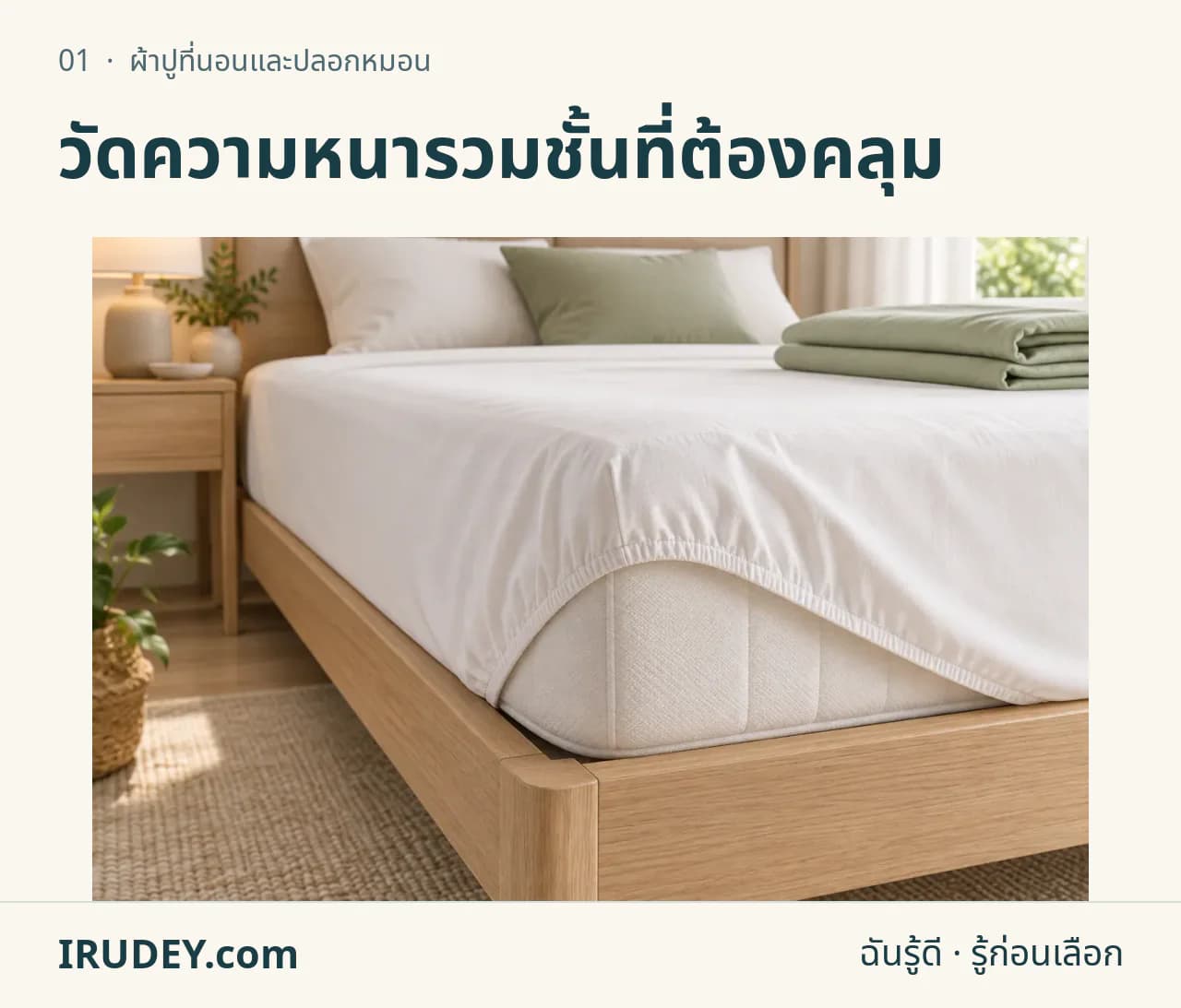 ภาพวาดประกอบ: ผ้าปูที่นอนและปลอกหมอน