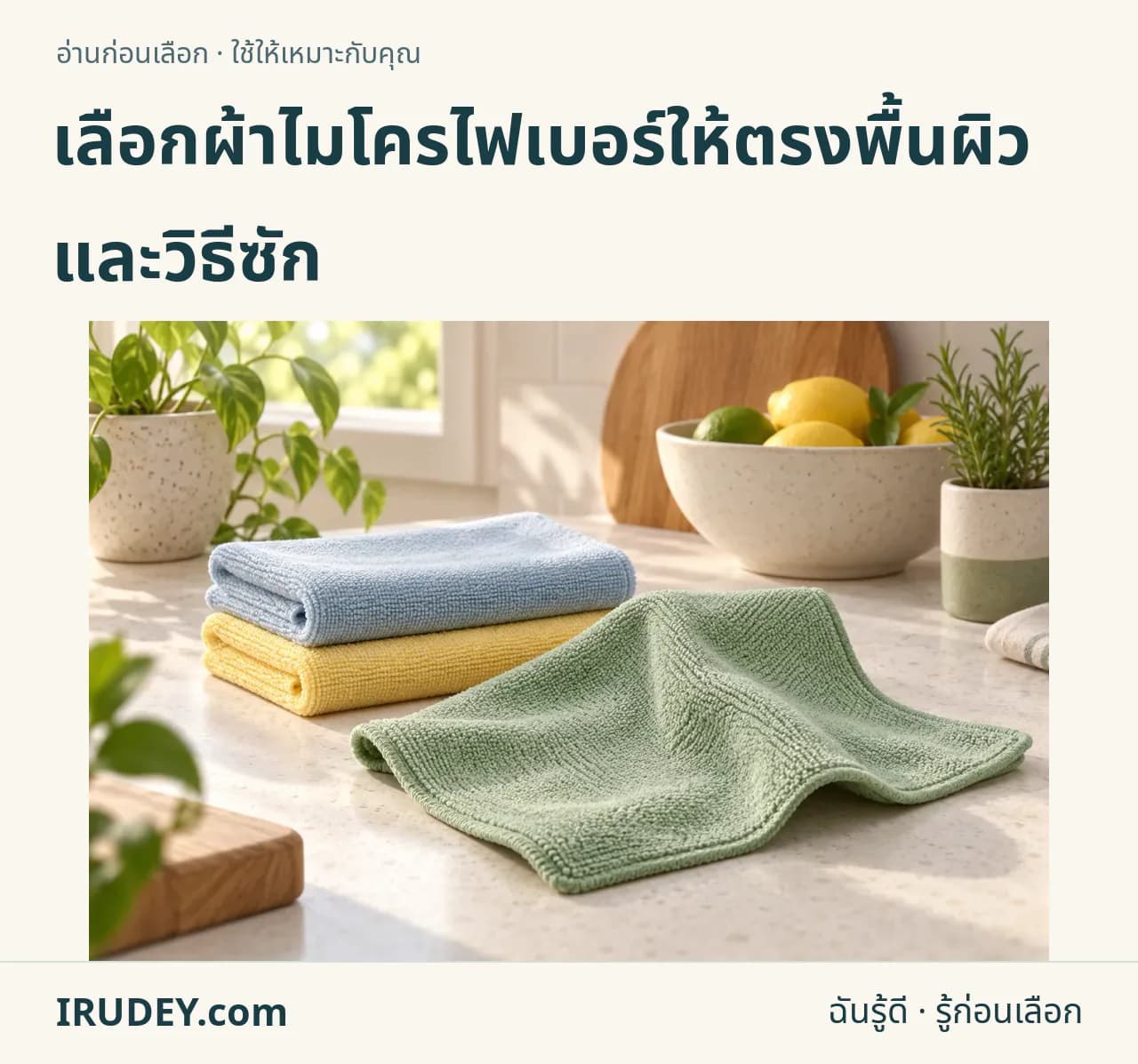 ภาพวาดประกอบ: ผ้าไมโครไฟเบอร์