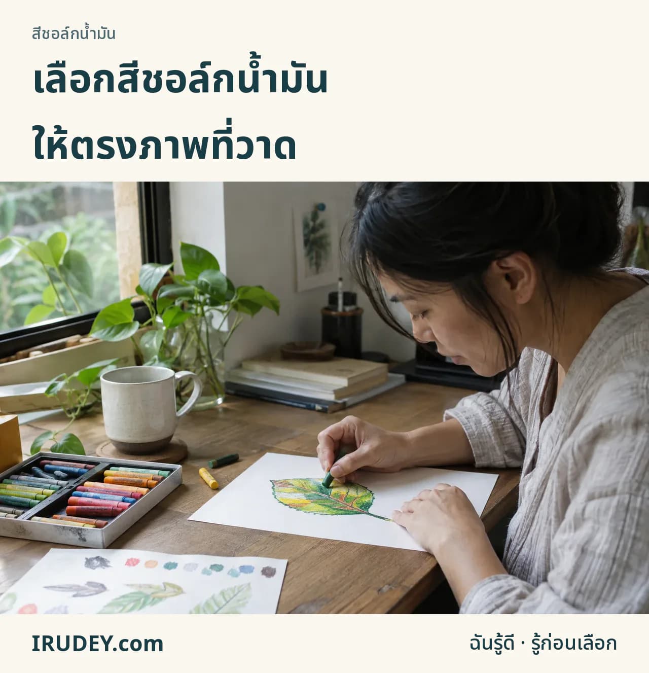 เลือกสีชอล์กน้ำมันจากการใช้งาน