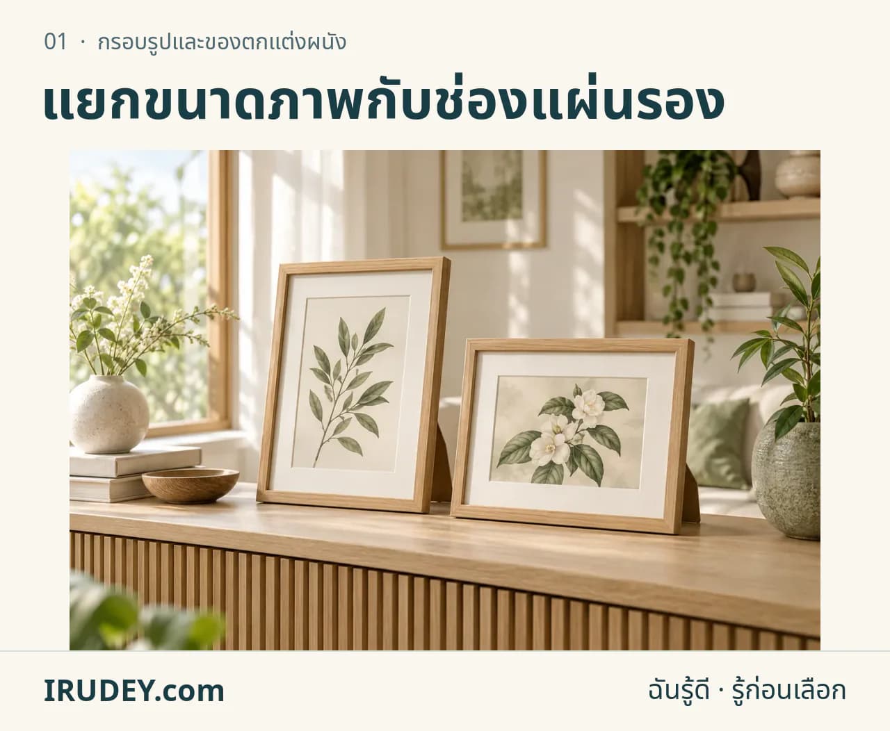 ภาพวาดประกอบ: กรอบรูปและของตกแต่งผนัง