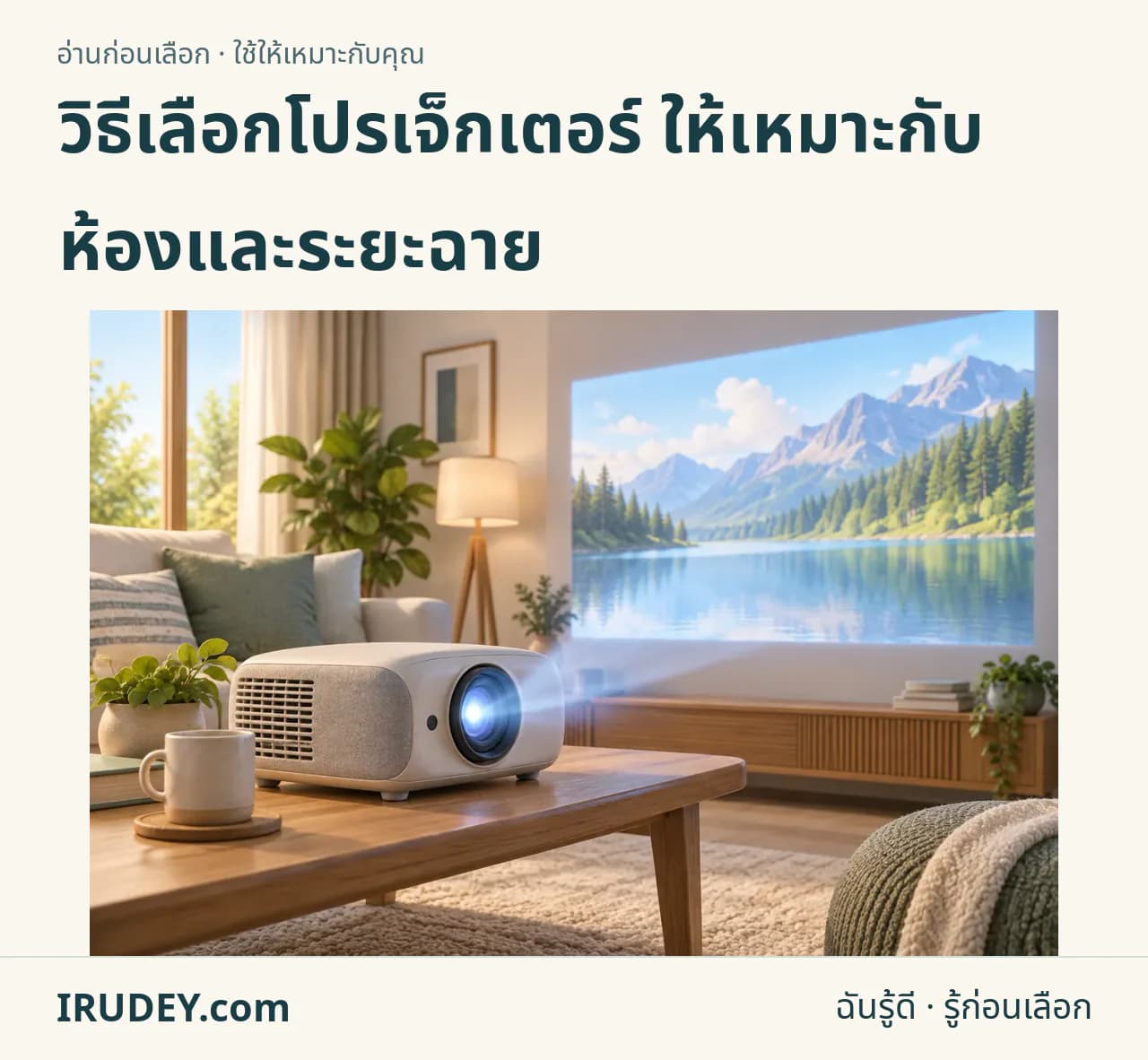 ภาพวาดประกอบ: โปรเจ็กเตอร์