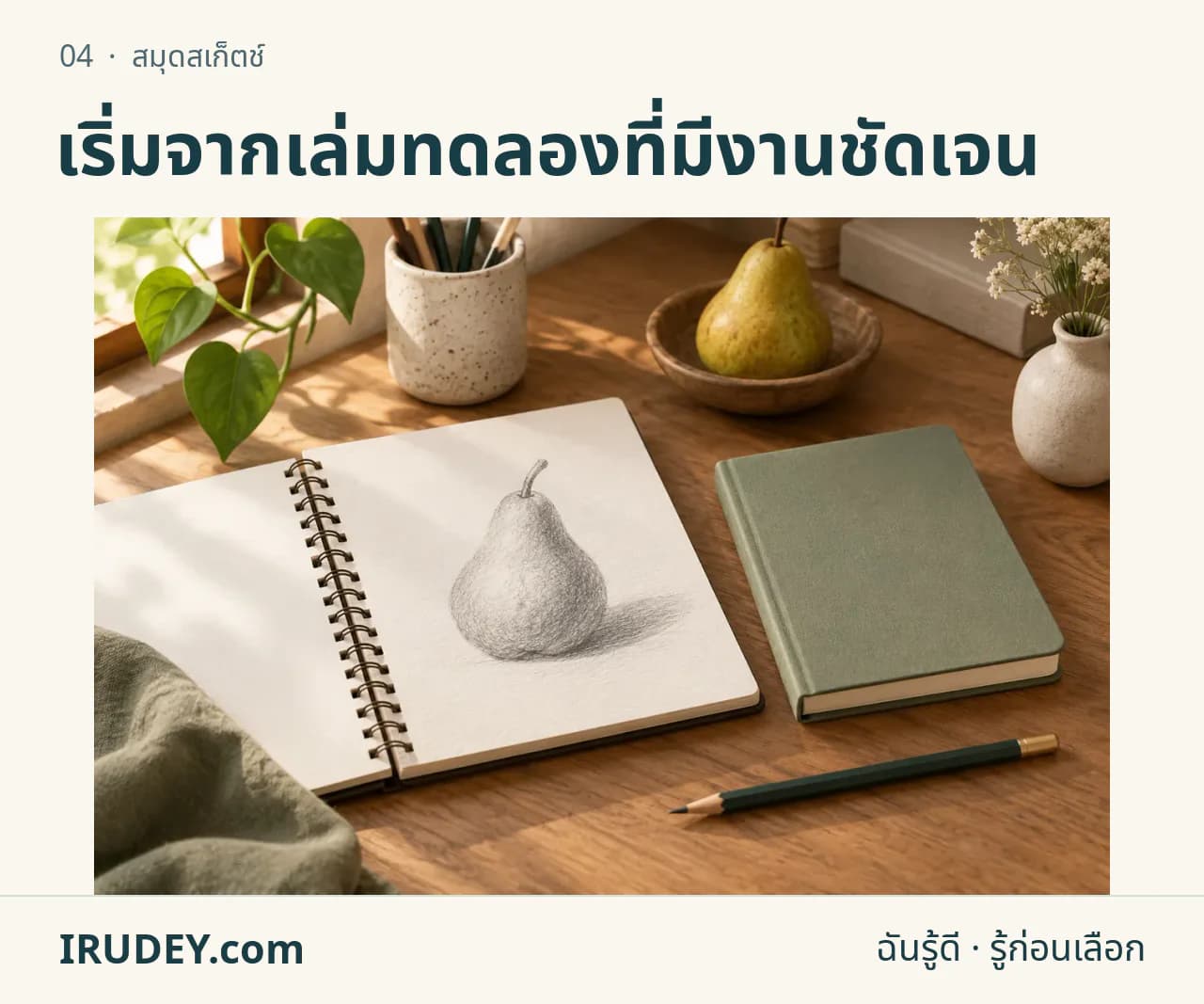 ภาพวาดประกอบ: สมุดสเก็ตช์