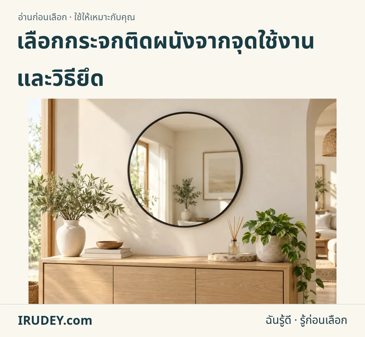 ภาพวาดประกอบ: กระจกแต่งบ้าน