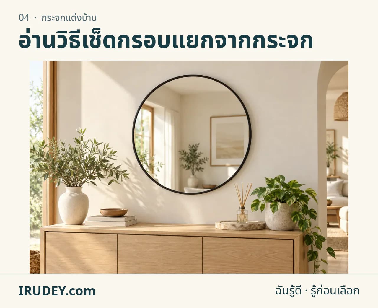 ภาพวาดประกอบ: กระจกแต่งบ้าน