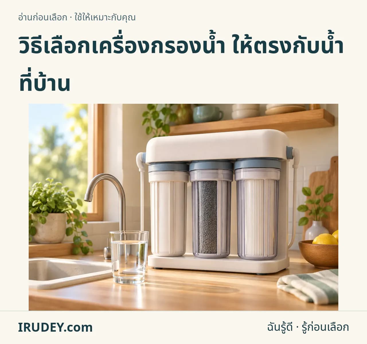 ภาพวาดประกอบ: เครื่องกรองน้ำ