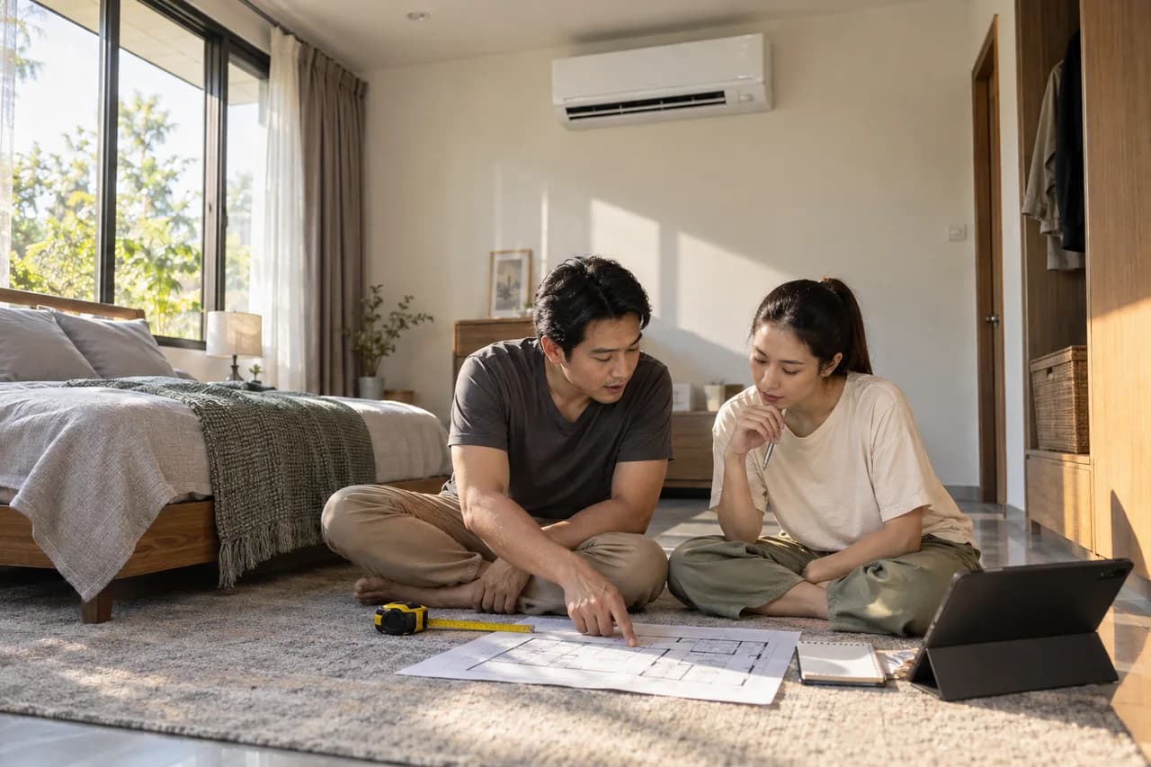 สำรวจห้องและพฤติกรรมใช้งานก่อนเลือกแอร์