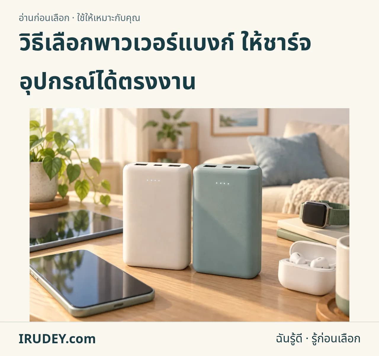 ภาพวาดประกอบ: พาวเวอร์แบงก์