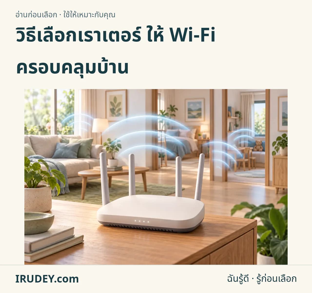 ภาพวาดประกอบ: เราเตอร์ Wi-Fi
