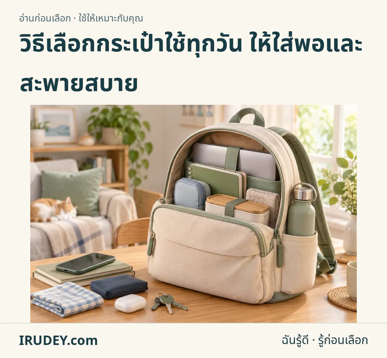 ภาพวาดประกอบ: กระเป๋าใช้ทุกวัน