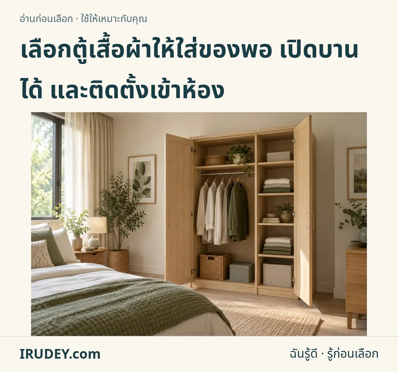 ภาพวาดประกอบ: ตู้เสื้อผ้า