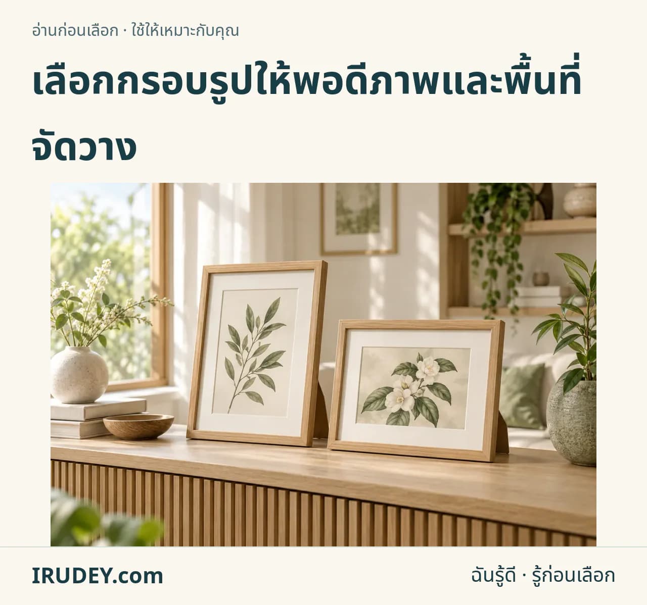 ภาพวาดประกอบ: กรอบรูปและของตกแต่งผนัง
