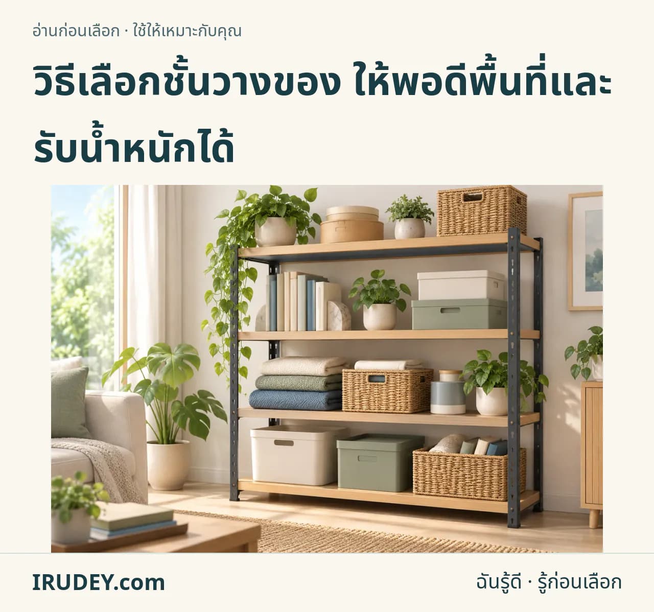 ภาพวาดประกอบ: ชั้นวางของ